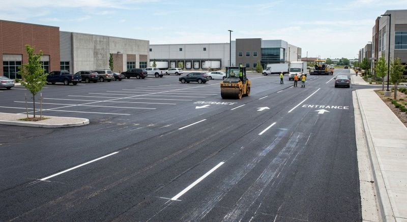 Parking Lot Asphalt Paving Service