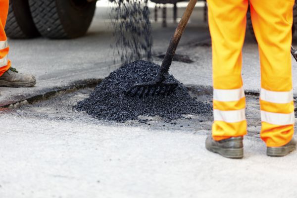 Parking Lot Pothole Patching