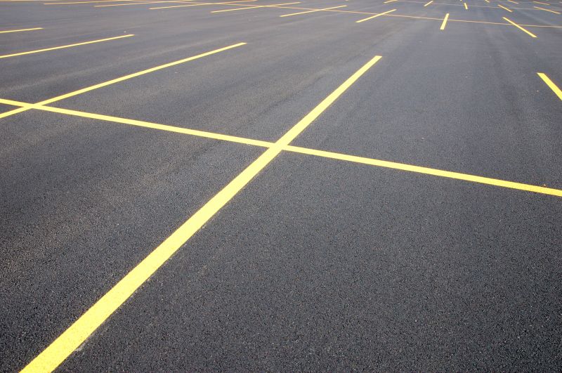 Newly Paved Parking Lot